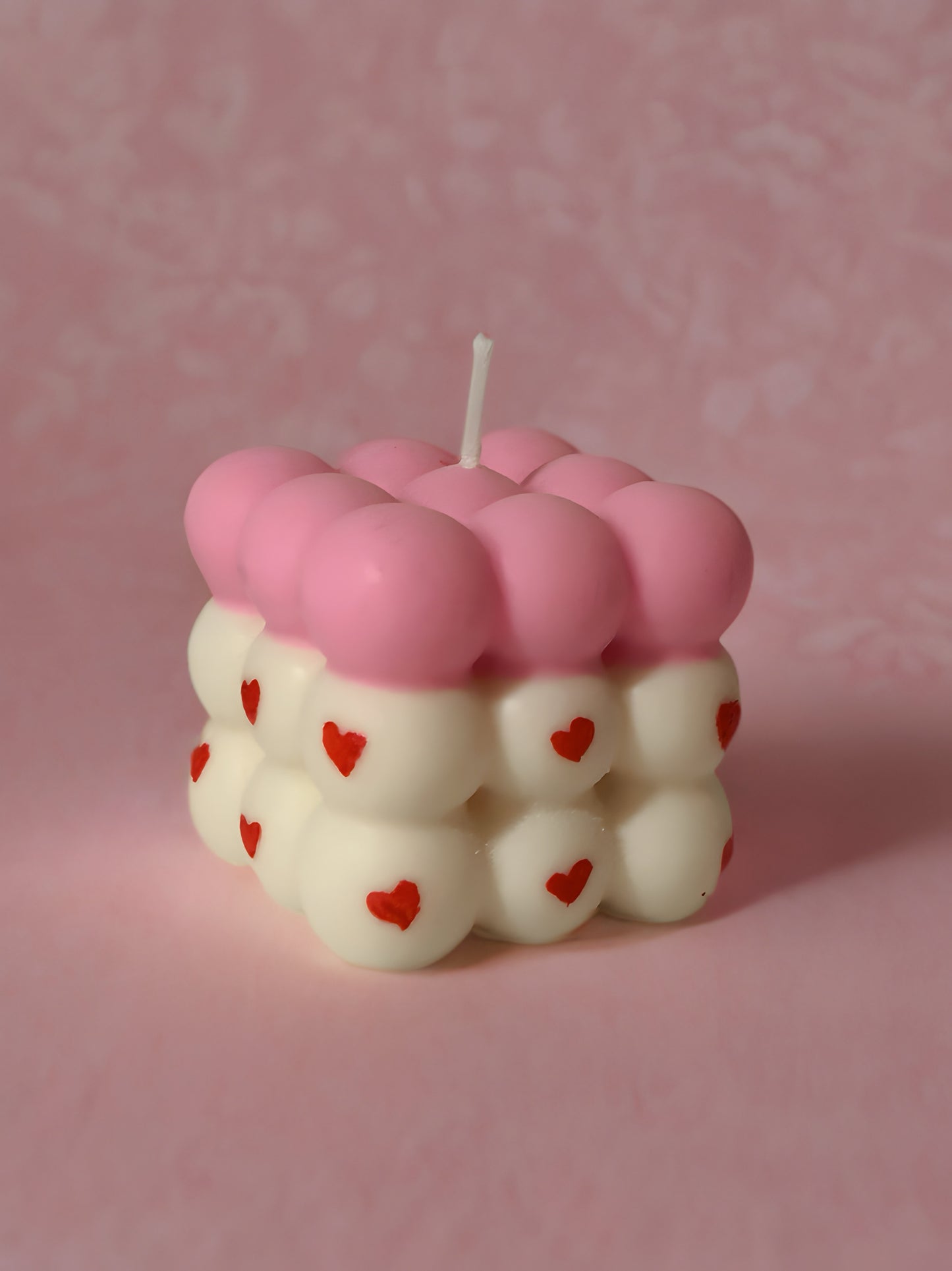 Valentine’s bubble candle ❤️
